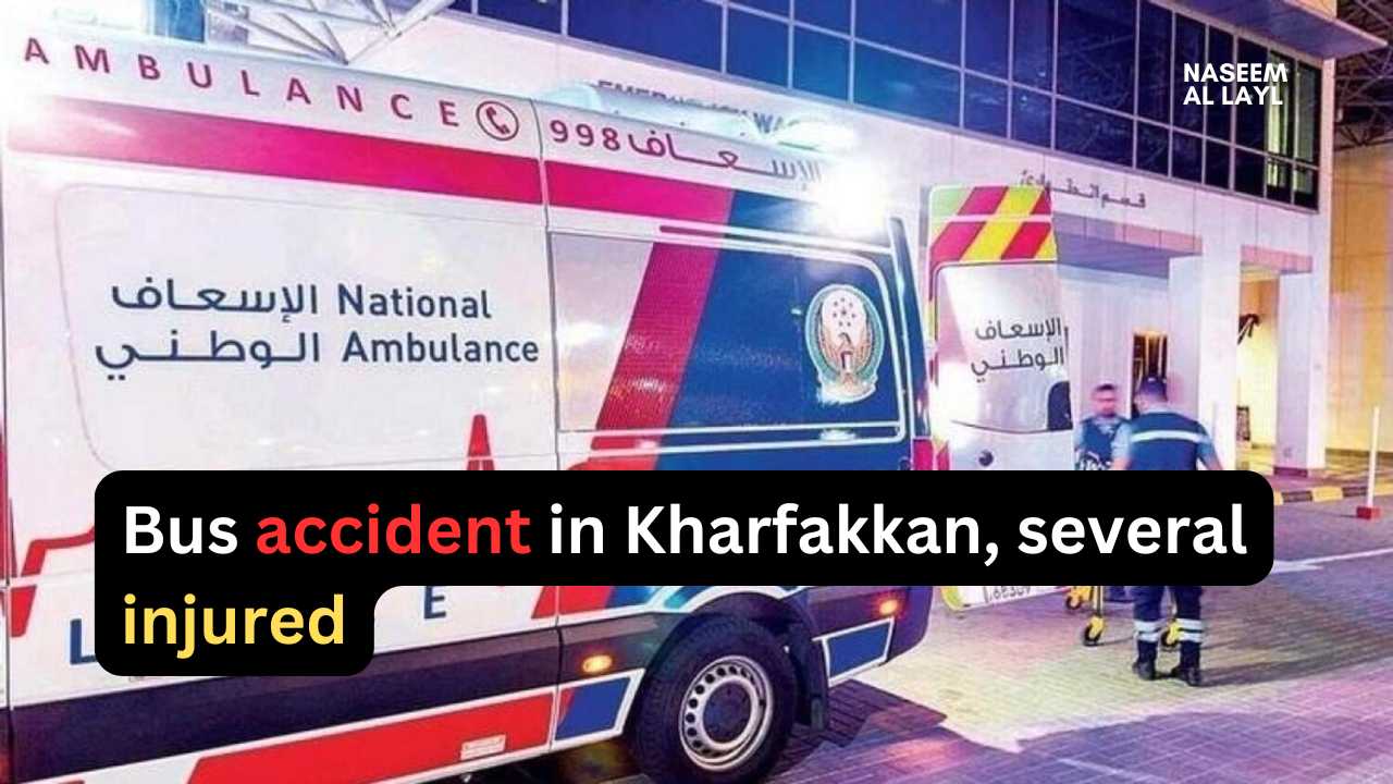 UAE: Bus accident in Kharfakkan, several injured